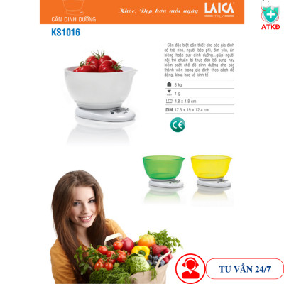 Cân nhà bếp LAICA KS1016
