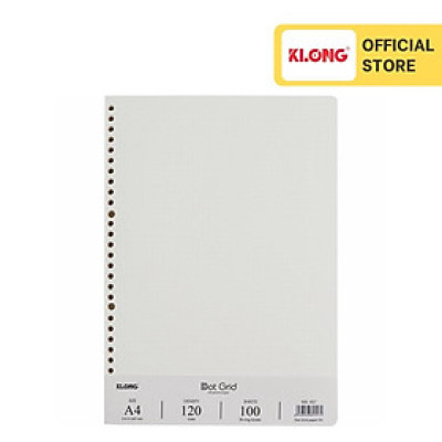 Ruột sổ còng Dot Grid A4 120/76 - 100 tờ (200 trang); MS: 557
