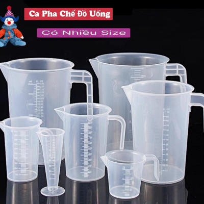 Bộ 2 Ca Đong Nhựa Có Vạch Chia Định Lượng 500ml