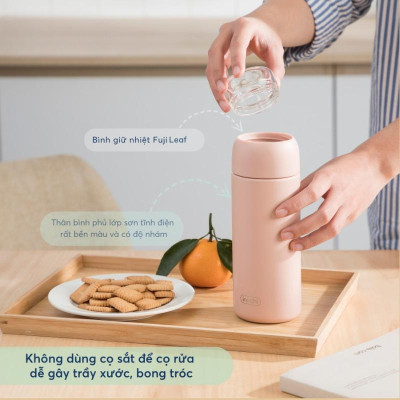 Bình Pha Trà Giữ Nhiệt Fuji Leaf 450 ml - Inochi HNK.BTFL.3594 (Mẫu Màu Giao Ngẫu Nhiên)