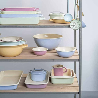 Thố Nướng Riess Classic 0432-006 22x22cm Pastel Hàng chính hãng