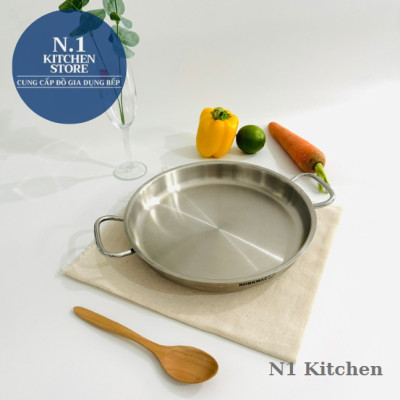 Chảo omelette inox cao cấp Korkmaz Proline 24 cm - A1185 - Hàng chính hãng