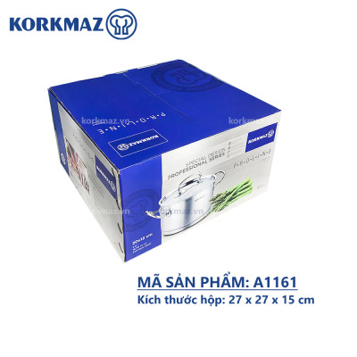 Nồi inox 18/10 Korkmaz Proline 3.8 lít - 20x12 cm