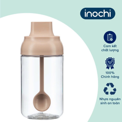 Bộ 2 hộp gia vị Tritan Yoko - Chính hãng Inochi - tiêu chuẩn nhật bản
