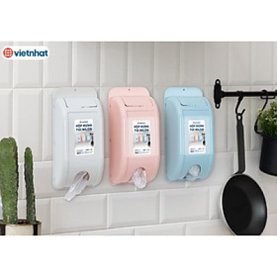 Hộp đựng túi nilong - Đựng túi nilong - Hộp đựng túi nilong (Tặng kèm Sticker)- Hàng Việt Nhật