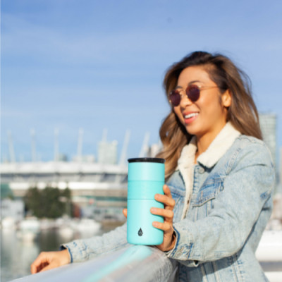 [Elemental chính hãng - Thương hiệu Mỹ] Ly giữ nhiệt Elemental Artisan 480ml nắp sứ, inox 304, giữ nhiệt vượt trội, an toàn sức khỏe