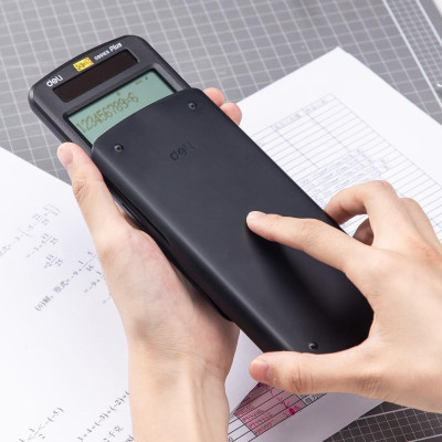 Máy tính Học sinh Cấp 2, kỹ thuật Deli - 417 chức năng - Được phép mang vào phòng thi - ED991ES