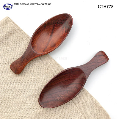 Muỗng xúc trà gỗ trắc siêu sạch (HAHANCO) Hữu dụng cho bạn mỗi khi thưởng trà - CTH778