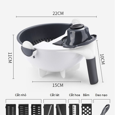 Dụng cụ cắt rau củ đa năng 9 in1