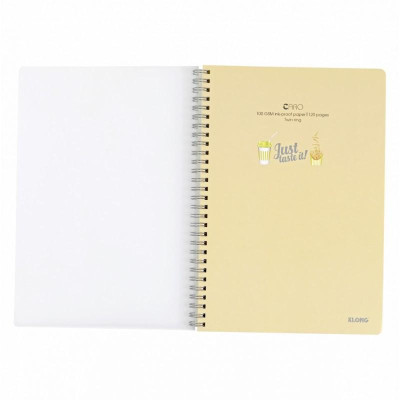 Vở lò xo kép Caro B5 bìa nhựa Klong- 120 trang; MS: 575
