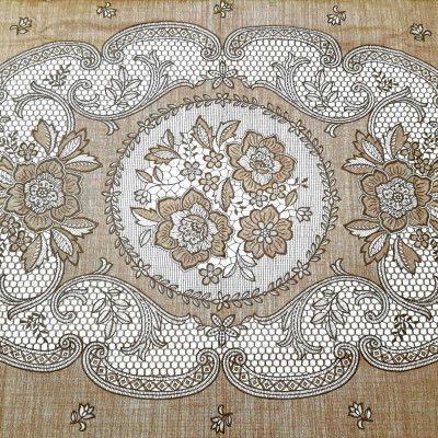 Khăn Trải Bàn PAULEE - FY 116L nâu (135 cm x 180 cm)