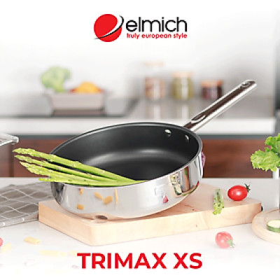 Chảo Inox 2 lớp cao cấp đáy liền Tri-max XS EL-3751