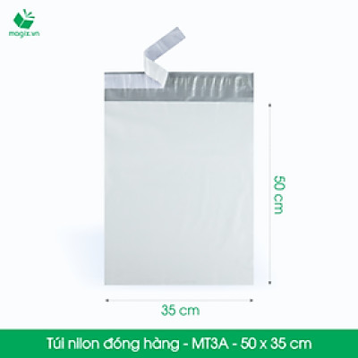 MT3A - 50x35 cm - 500 túi nilon 2 lớp đóng hàng thay thùng hộp carton