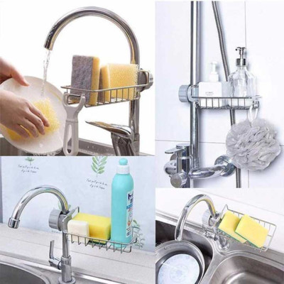 Khay Inox Thoát Nước Gắn Vòi Nước 11x17.5cm - HENRYSA