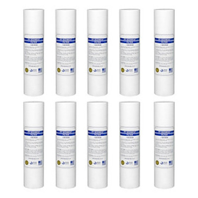 Bộ 10 Lõi lọc nước số 1 PP 1micron dùng trong máy lọc nước (Hàng chính hãng)