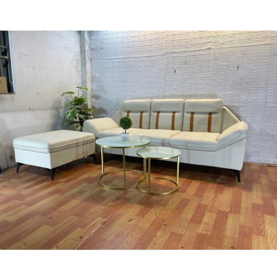 Sofa băng 2m kèm đôn nệm Tundo HLMCT màu lựa chọn kèm bàn như hình