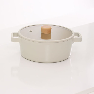 [Hàng chính hãng] Nồi nông cao cấp chống dính bếp từ Neoflam Fika 22 cm. Made in Korea. Hàng có sẵn, giao ngay