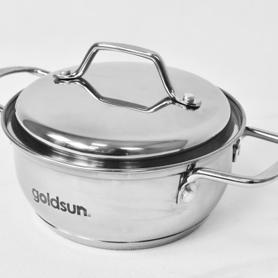 Nồi inox 3 đáy Goldsun F16 GE1204 - Hàng Việt Nam chính hãng