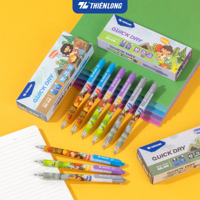 Combo 5/10/20 Bút gel Quick Dry Thiên Long GEL-040