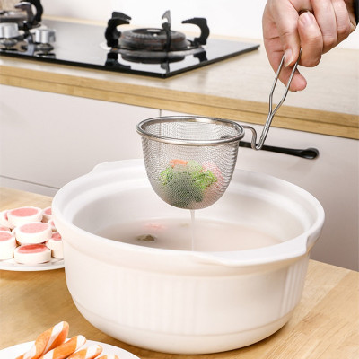 Vợt nhúng/ Rây lọc thực phẩm inox Echo Misokoshi - Hàng nội địa Nhật Bản |#Mẫu Mới| |#Dụng cụ nhà bếp đa năng|