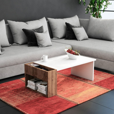 Bàn sofa dáng thấp cho phòng khách SMLIFE Charon