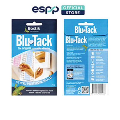 Đất sét dán dính Poster Blutack (Orginal/White/Colour) - 45g/75g - Bostik