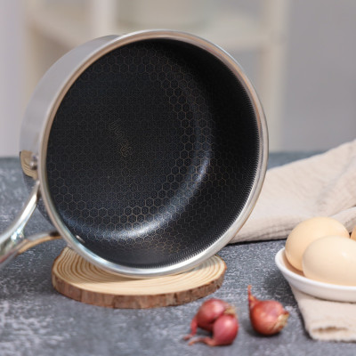 Hàng chính hãng: Nồi inox chống dính iMAT Hybrid các size 16|18|22|26cm. Dùng để nấu, kho, chiên...