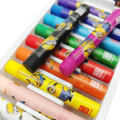 Hộp 12 Bút Sáp Dầu Minions - Hồng Hà 8131