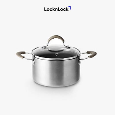 Nồi Lock&Lock Handycook LHD1142 Có Nắp Đậy 14cm - Màu Xám