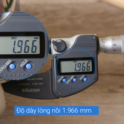 NỒI INOX CAO CẤP 3 LỚP ĐÁY LIỀN TRI-MAX 2353731, 2353732, 2353733, 2353734, 2353735, 2353736