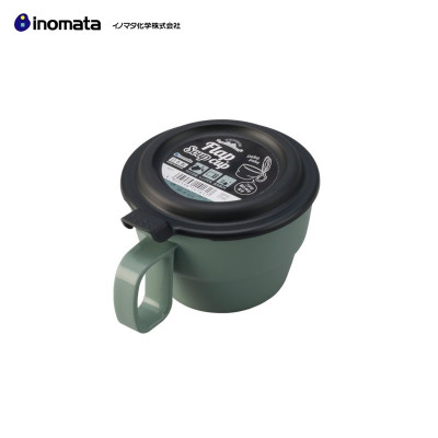 Cốc uống nước Inomata có nắp đậy an toàn giúp giữ gìn vệ sinh cốc & đồ uống bên trong - nội địa Nhật Bản