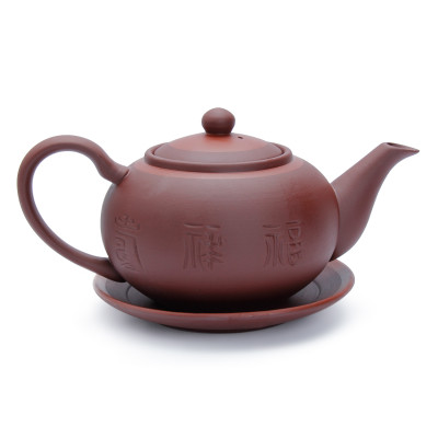 Bộ Bình Trà Tống Chỉ Đỏ Gốm Sứ Bát Tràng T574-H