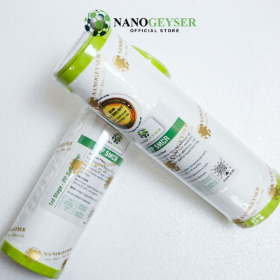Bộ 3 lõi lọc nước 123 dùng cho các dòng máy RO, Lõi PP 5 Micron, GAC, PP 1 Micron - Hàng Chính Hãng