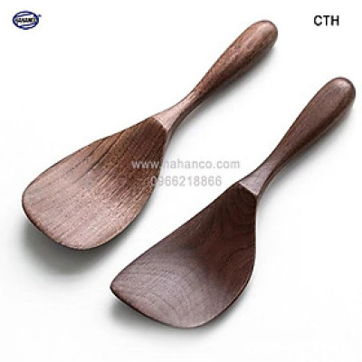 Muôi xới cơm đa năng bằng gỗ Óc Chó (Nhập khẩu Mỹ) - Muôi đa năng - chiên xào các loại, chịu nhiệt độ cao