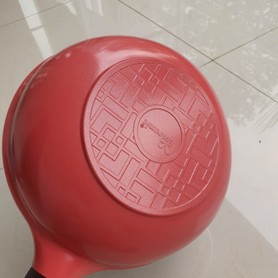 Chảo đúc chống dính vân đá ceramic Hàn Quốc cao cấp sâu lòng size 26cm - Hàng chính hãng