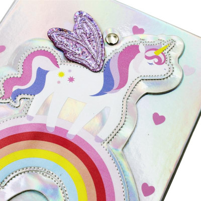 Sổ Bìa Lấp Lánh Unicorn Kẻ Ngang - MP UN23024