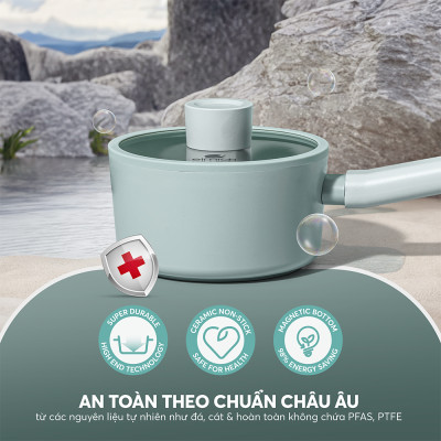 Nồi phủ sứ an toàn Elmich Verona EL-5525SK