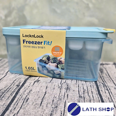Hộp Bảo Quản Thực Phẩm, Trữ Đông LocknLock HFL104D8 Kèm Khay Đá 8 Viên Sản Xuất Hàn Quốc -1.65L