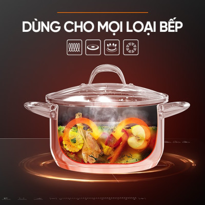NỒI INOX 3 ĐÁY SUNHOUSE SHG301-32 - Hàng Chính Hãng