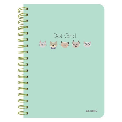 Sổ Dot Grid lò xo kép B5- 200 trang 120/92; MS: 962