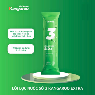 Lõi Lọc số 3 Kangaroo 1 Micron - Hàng Chính Hãng
