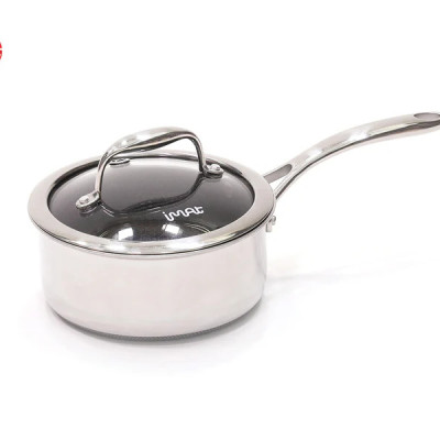 Hàng chính hãng: Nồi inox chống dính iMAT Hybrid các size 16|18|22|26cm. Dùng để nấu, kho, chiên...