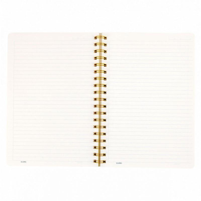 Vở kẻ ngang lò xo kép bìa nhựa 2 mặt B5 80 trang 100/76; MS: 580