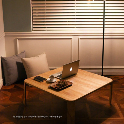 BÀN TRÀ/ SOFA HÀN QUỐC - C TABLE SIZE L - GỖ TỰ NHIÊN