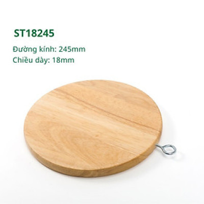 Thớt gỗ cao su tự nhiên PHUSANG không chất bảo quản, chống ẩm mốc dùng trong nhà hàng và khách sạn