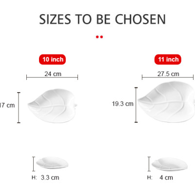 Đĩa lá sâu lòng sứ Long Phương 