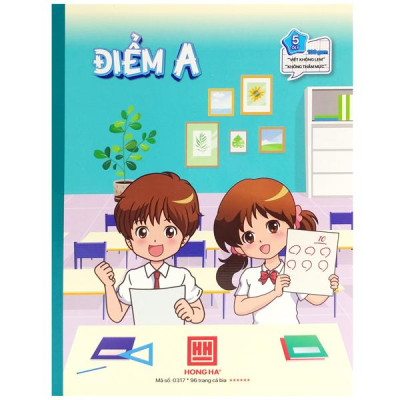 Tập Học Sinh Class Điểm A 5 Ô Ly Vuông 96 Trang 100gsm - Hồng Hà 0317 (Mẫu Sản Phẩm Giao Ngẫu Nhiên)