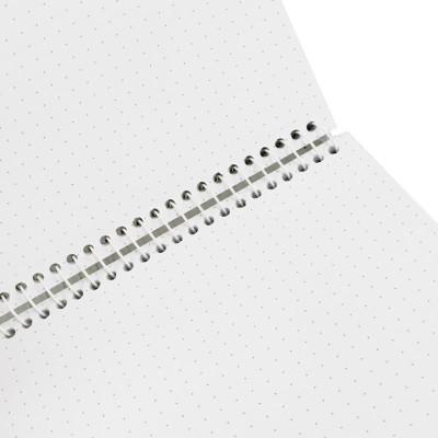 Sổ Lò Xo Teen Không Kẻ Có Chấm 80gsm - Cute Small - The Sun 01 - Màu Xanh Lá