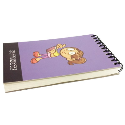 Sổ Lò Xo Teen Không Kẻ Có Chấm 80gsm Cute Note - The Sun - Mẫu 3