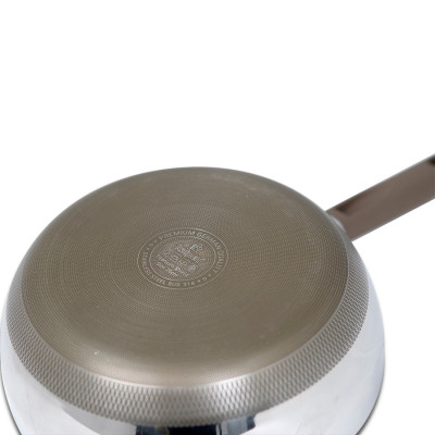 Chảo chống dính Inox 316 liền khối 7 lớp Kalpen Nano Titanium Shield 26cm - Hàng chính hãng